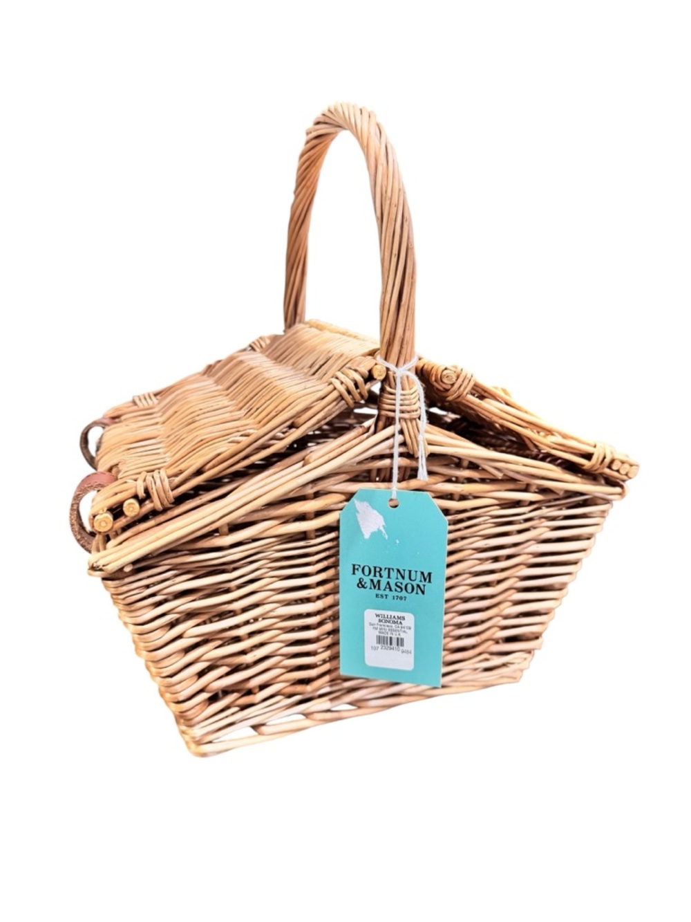 Fortnum & Mason Mini Huntsman Woven Basket